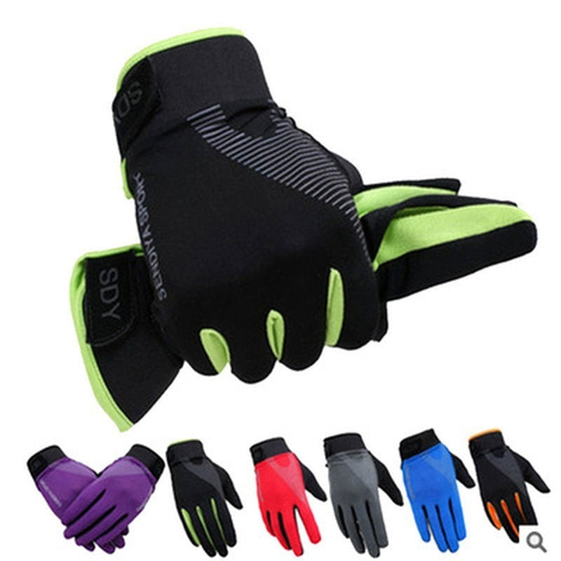 Cycling Breathable Non-Slip  Touchscreen Gloves Outdoor Mountaineering Climbing Fitness Sun Proof Ultra-thin Fabric Bike Gloves