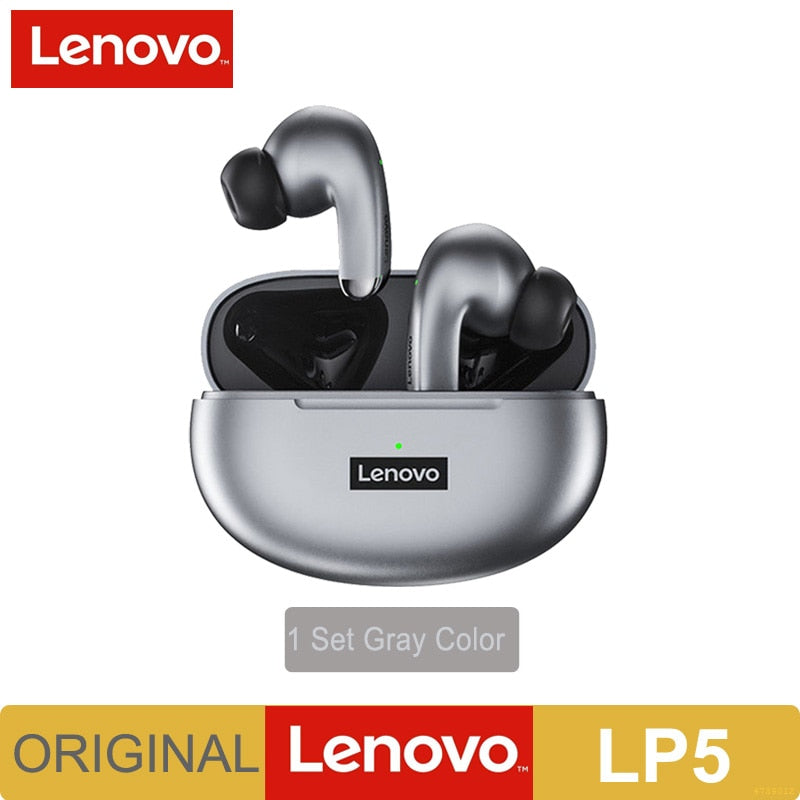 Lenovo LP5 Mini Bluetooth Earphone IPX5 Waterproof Wireless Earbuds for iPhone 13 Xiaomi Headphone With Dual Mic LP40 Upgraded