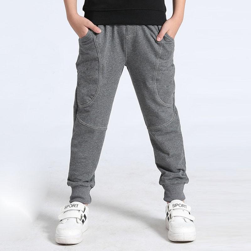 Boys Sport Pants Children Casual Pants Cotton Spring Autumn Boys Long Trousers Kids Letter Clothing Elastic Waist Jogger Pant