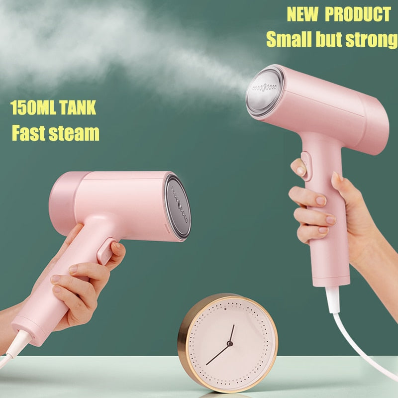 1Seconds 1500W Handheld Steamer Powerful Garment Steamer Portable Fast-Heat Steam Iron Ironing Machine for Home Travel