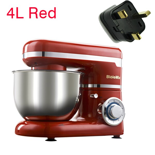 BioloMix Stand Mixer Stainless Steel Bowl 6-speed Kitchen Food Blender Cream Egg Whisk Cake Dough Kneader Bread Maker