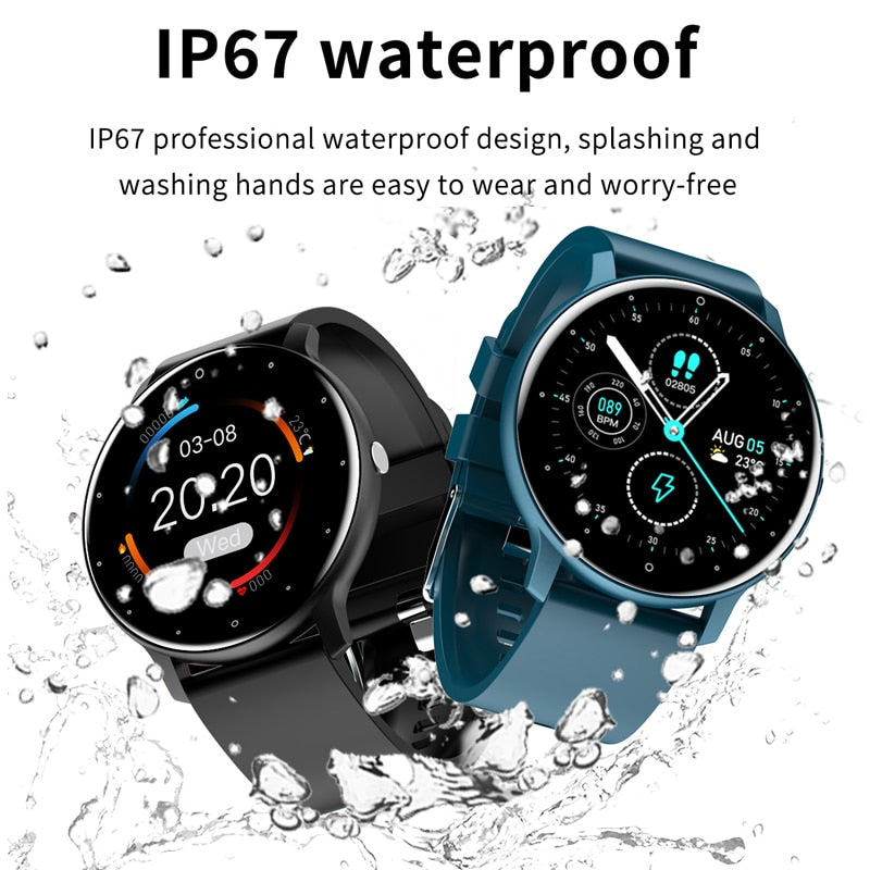 LIGE New Smart Watch Men And Women Sports watch Blood pressure Sleep Monitoring Fitness tracker Android ios pedometer Smartwatch