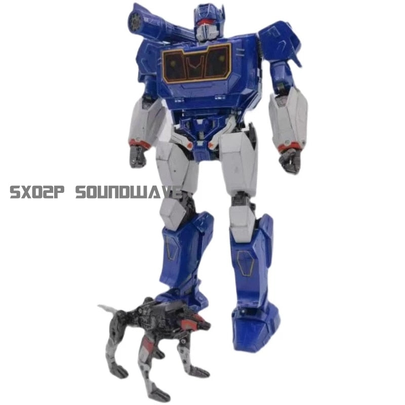 Thunder Warrior Transformation SX-02P SX02P Soundwave SX02 SX-02 Movie Series With Dogs KO Action Figure Robot Toys