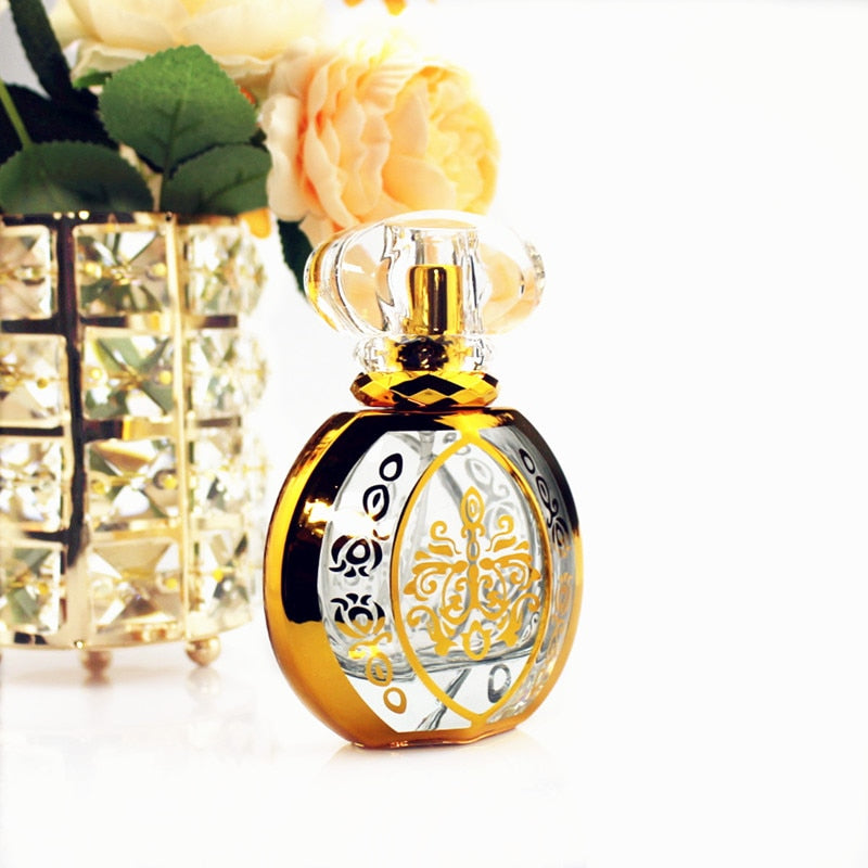 3pcs/lot High Quality 50ml Round Glass Perfume Bottle Empty Pump Spray Perfume Atomizer Refillable Bottles