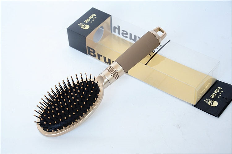 3 Styles Hair Brushes Women Airbag Massage Comb Champagne Luxury Curling Comb Detangle Brush Hair For Professional Styling Tools