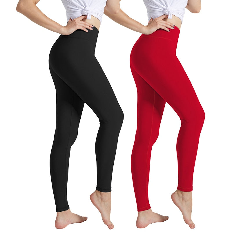 NORMOV Leggings Women Black High Waist Push Up Leggings For Women Gym Fitness Workout Sports Casual Leggins Mujer