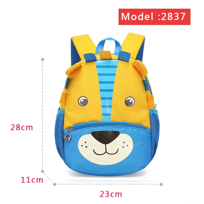 Hot 3D Cartoon Animal Baby Backpacks kindergarten Schoolbag  Kids Backpack Children School Bags Girls Boys Backpacks