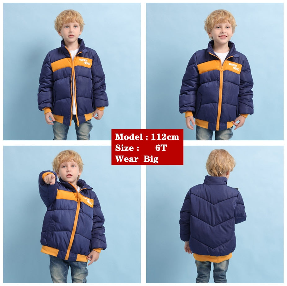 New ARRIVE 2022 Children&#39;s Clothing Winter Boys Coat Boys Jacket Thick Long-sleeved fashion Cotton Clothes Infant Winter Coat