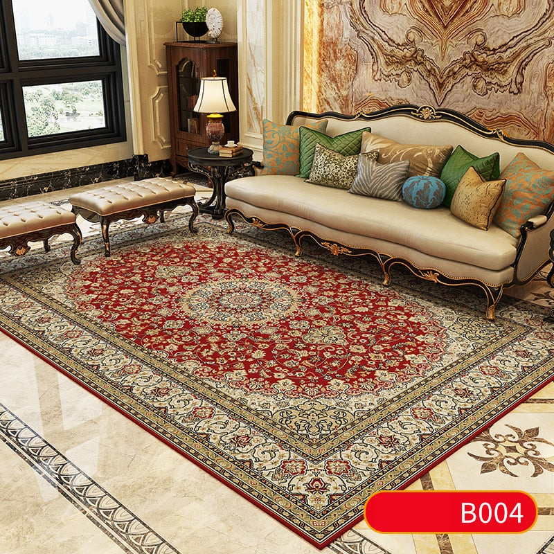Persian Royal Soft Carpets For Living Room Bedroom Kid Room Rugs Home Carpets Floor Door Mat Rug For Living Room Area Rugs Mats