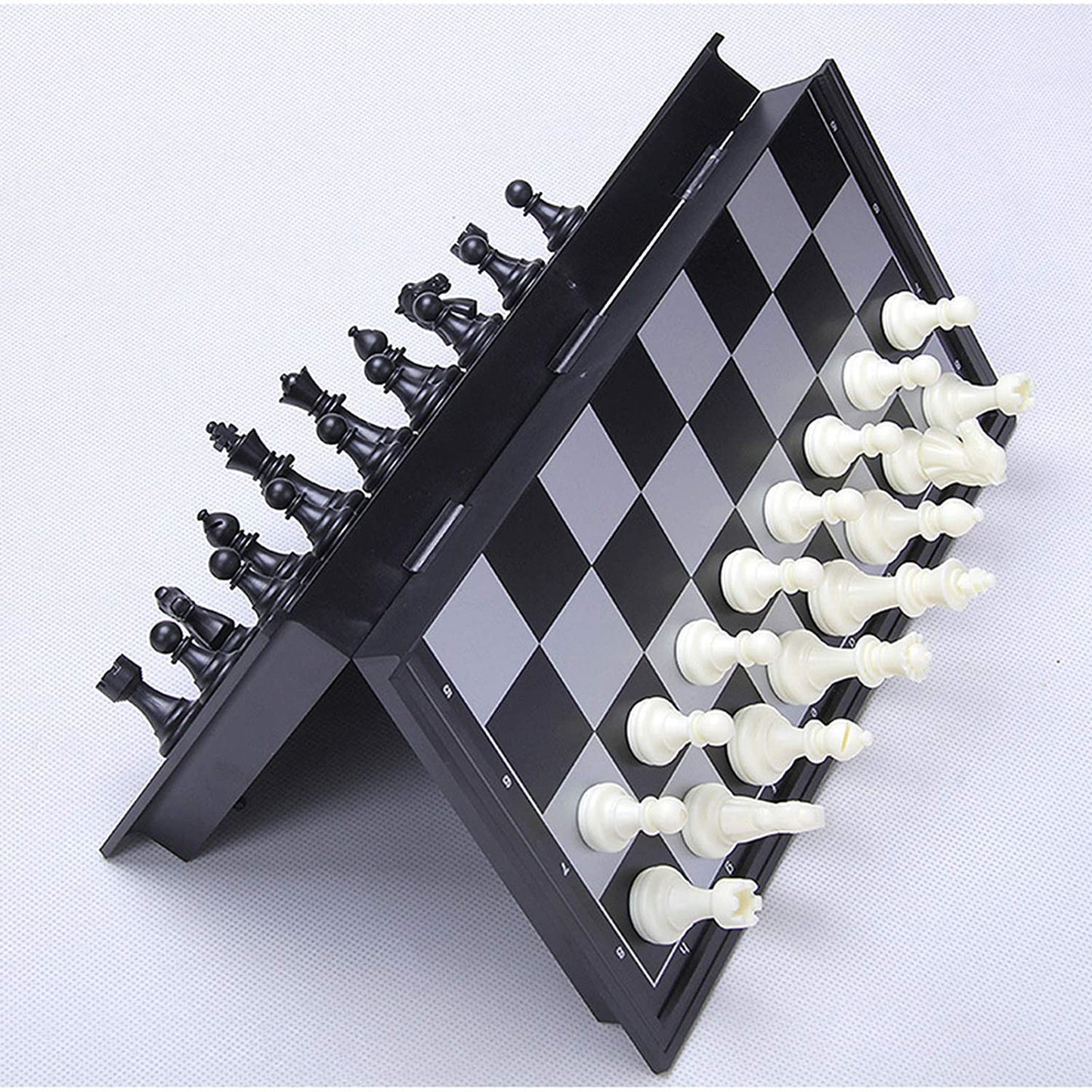 33CM Inches Magnetic Travel Chess Set with Folding Chess Board for Beginner, Kids and Adults