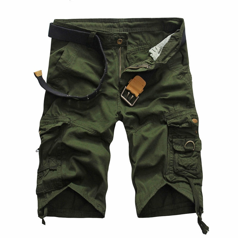 Cargo Shorts Men Cool Camouflage Summer Hot Sale Cotton Casual Men Short Pants Brand Clothing Comfortable Camo Men Cargo Shorts