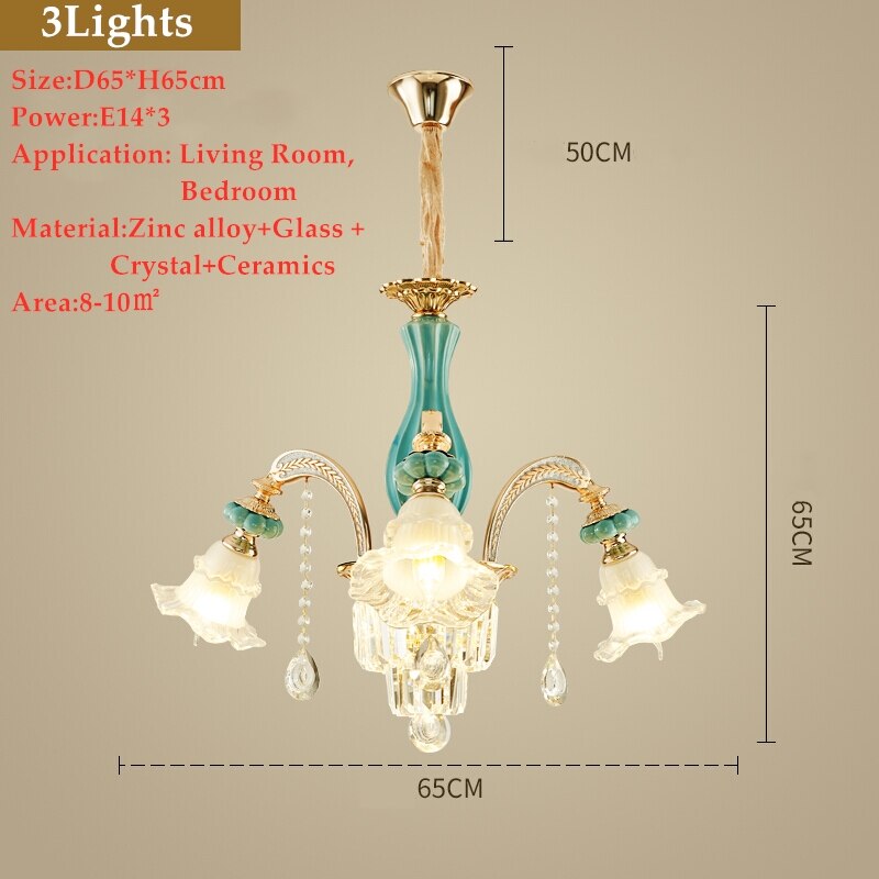 Gold New Crystal Chandeliers Lamp Living Room Modern Bedroom Led Chandelier Dining Room Lighting Lamp Crystal Lamp E14 Led Lighs