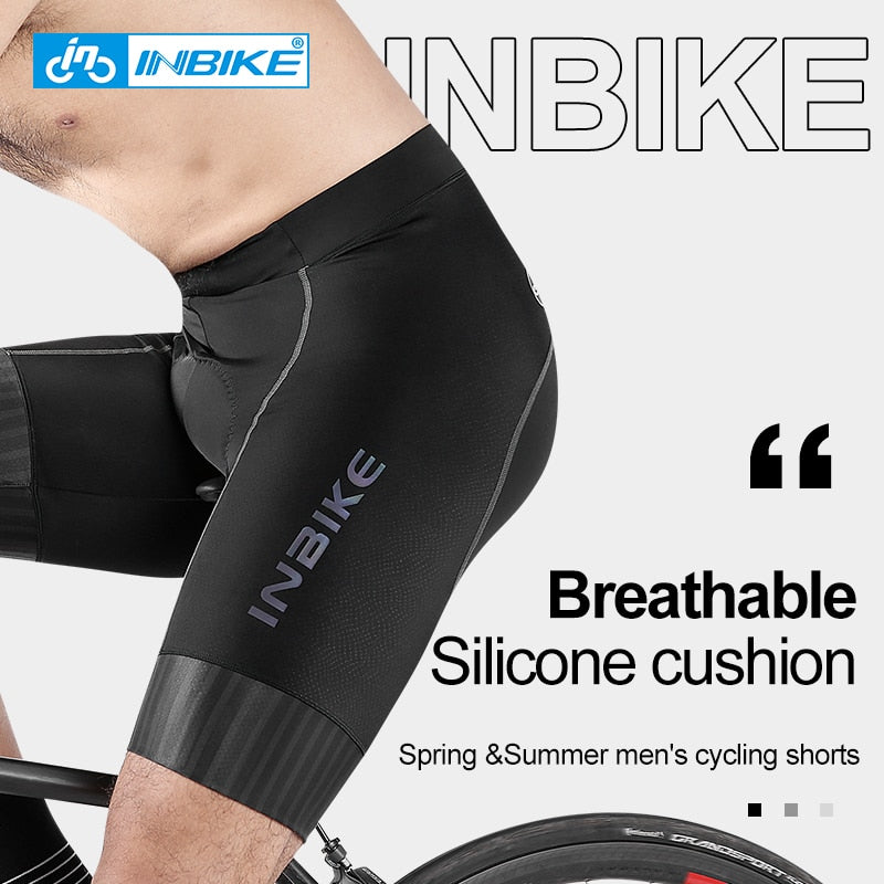 INBIKE Breathable Cycling Shorts Summer Road Bike Shorts Ropa Ciclismo Tights For Men Shockproof Gel Padded Bicycle Shorts SA002