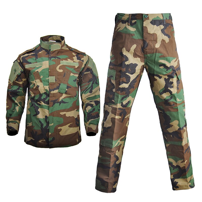 Military Uniform Airsoft Camouflage Tactical Suit Camping Men Army Special Forces Combat Jackets Pants Militar Soldier Clothes