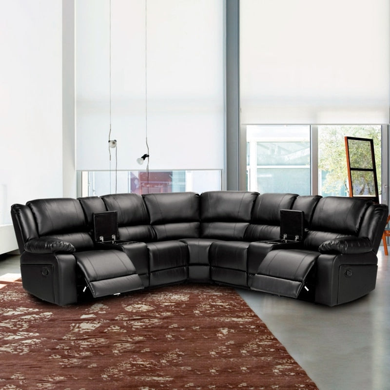 Living Room Sofa Genuine Leather Couch L Shape Corner Nordic Modern Feather Sofa