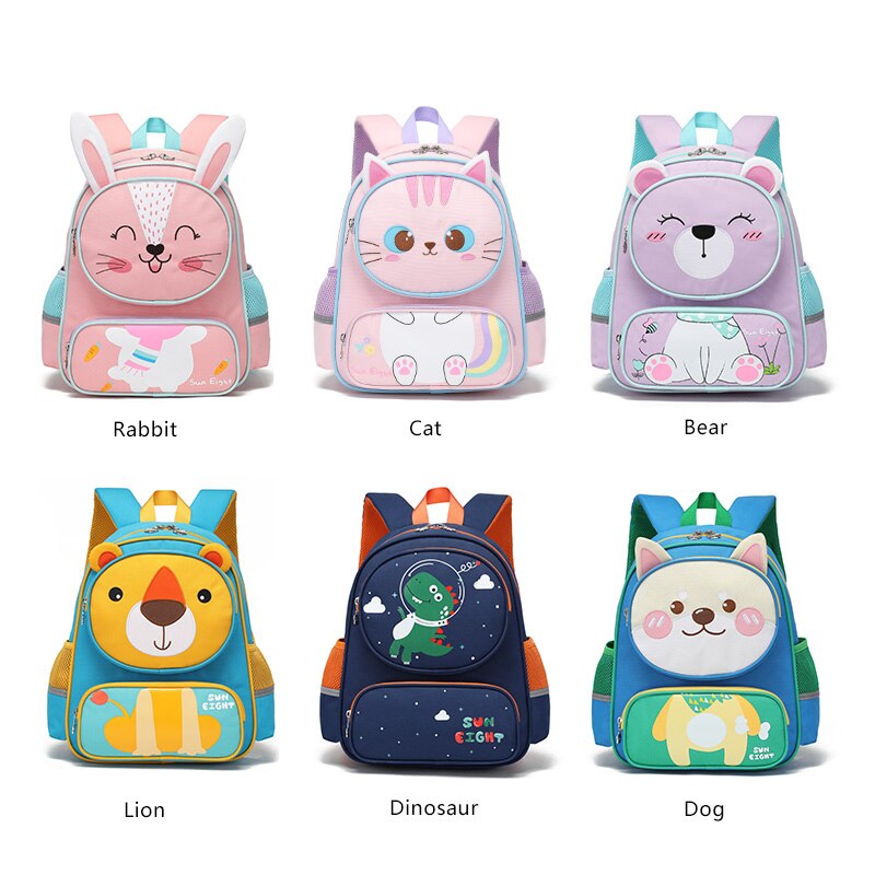 Kindergarten Backpacks 14inch Cartoon Preschool Backpack  Cute School Bags Kid Gift