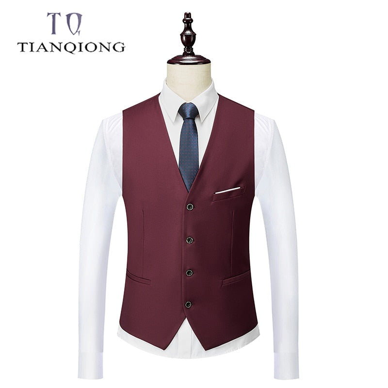 Men Suit 2021 Spring and Autumn High Quality Custom Business Suit Three-piece Slim Large Size Multi-color Suit Two-button Suit