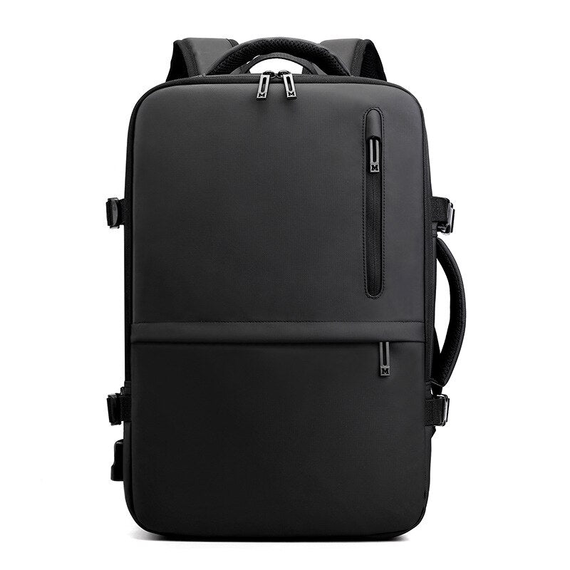 CFUN YA Luxury Expandable Travel Backpack 15.6&quot;Laptop Backpacks Anti theft Black Bagpack Men Schoolbag USB Male Bag Rucksack