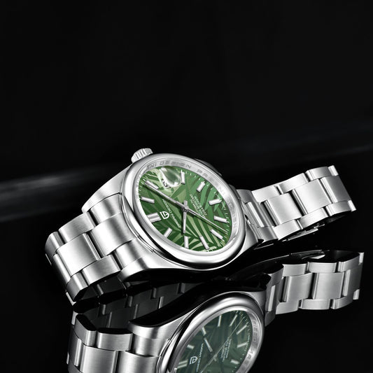 PAGANI DESIGN 2022 New 39MM Palm leaf dial Men&#39;s Watches top brand luxury Automatic watch men Mechanical Wristwatch Reloj Hombre