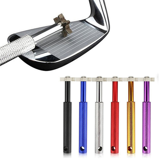 Golf Sharpener Golf Club Slotted Sharpening Tool Golf Sharpener Head Powerful Wedge Cleaning Tool