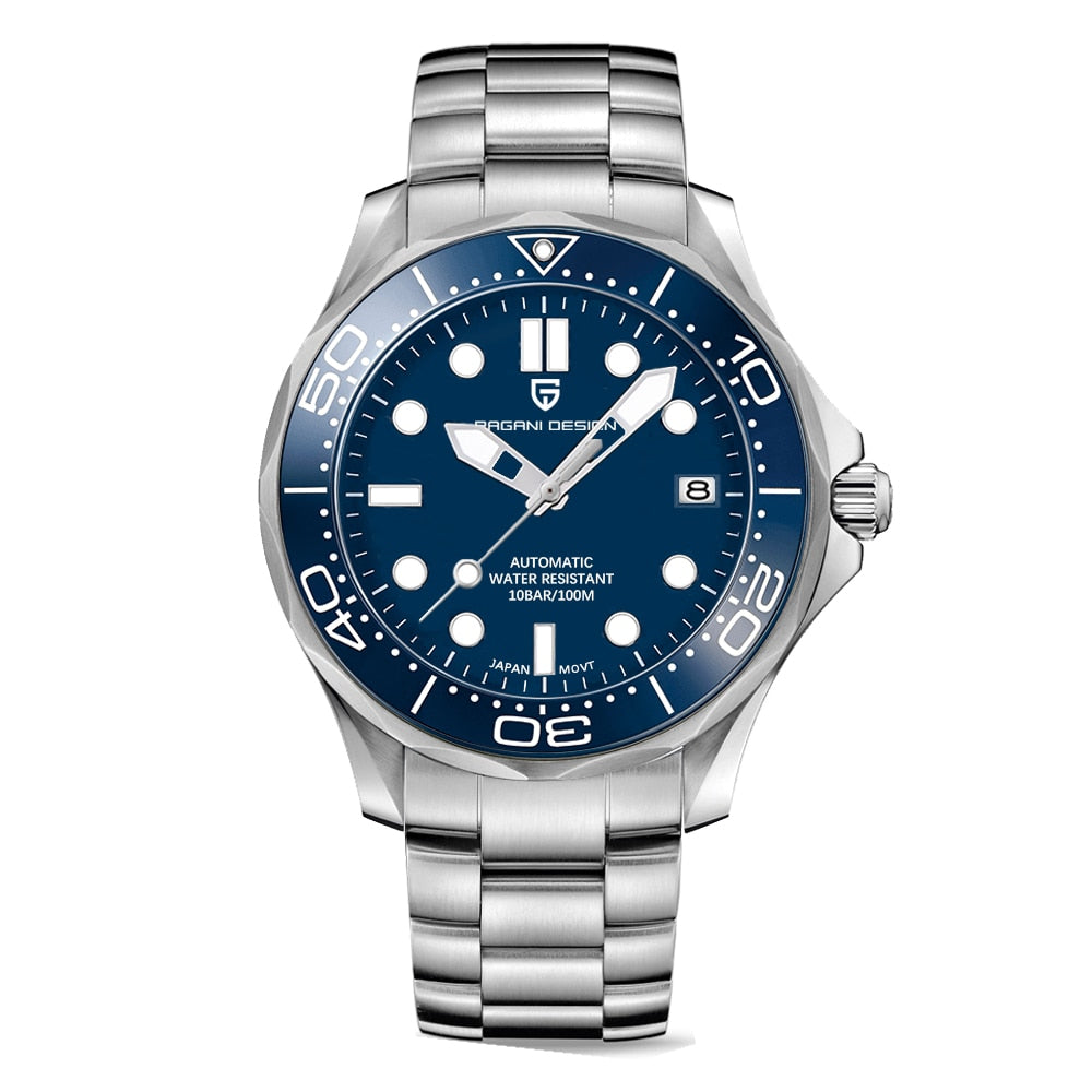 PAGANI DESIGN Men&#39;s Mechanical Wristwatches Luxury Automatic Watch For Men Luminous Diving Steel Watch Japan NH35 Clock 2022 New