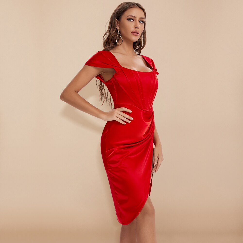 BEAUKEY 2020 Summer New Arrival Sexy Long Bodycon Dresses Women Off Shoulder White Red White Dress Party Club