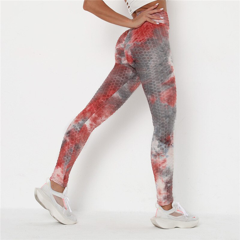 Heart Shape Leggings Women New Red Black Color High Waist Pants Patchwork Printed Leggins Big Size High Elastic Fitness Leggings