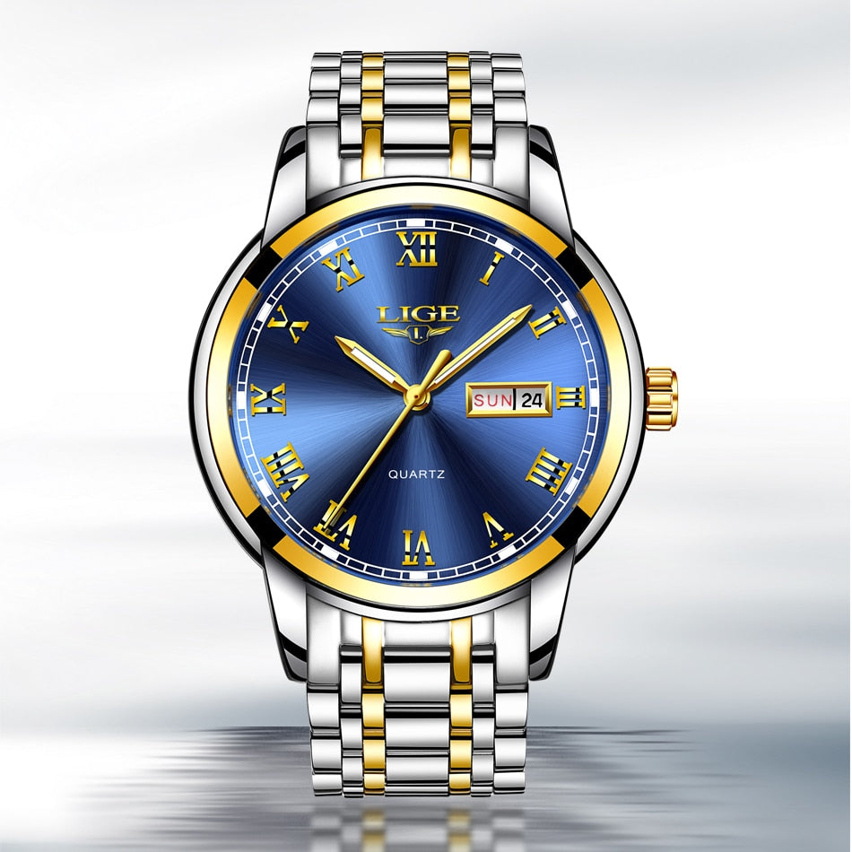 LIGE Japan Quartz Women&#39;s Watch Fashion Female Wristwatch Switzerland Luxury Brand reloj mujer Waterproof Women Bracelet Watch