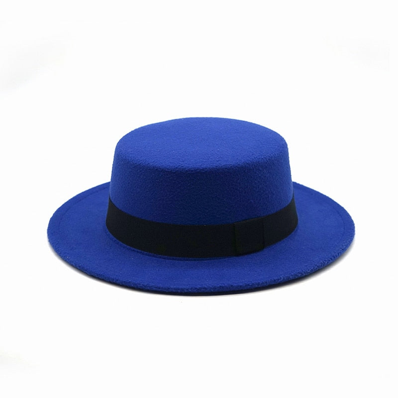 Winter Autumn Imitation Woolen Women Men Ladies Fedoras Top Jazz European American Round Caps Bowler Hats Feminino Gorra