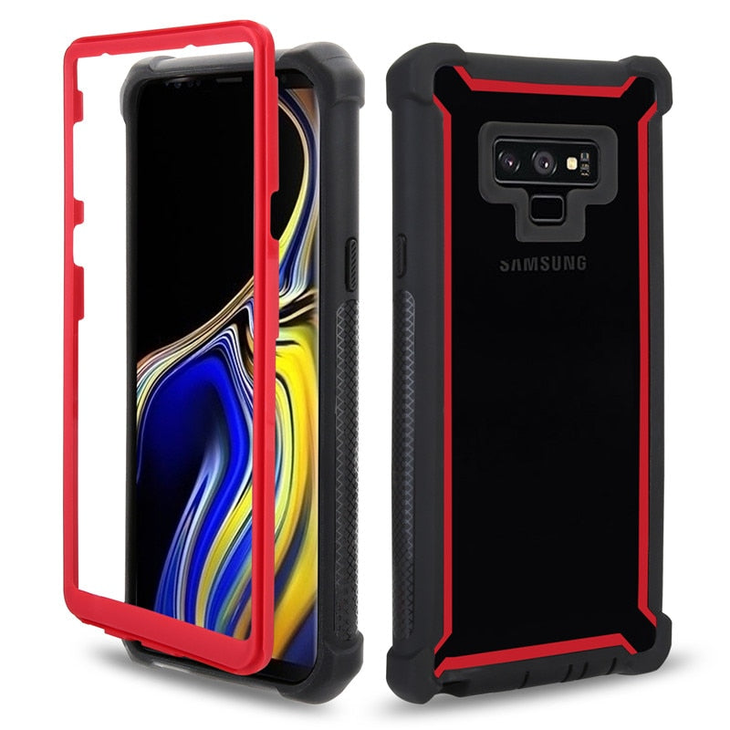 Heavy Duty Protection Doom armor PC+TPU Phone Case for Samsung Galaxy S8 S9 S10 Plus Note 8 9 Shockproof Cover for Galaxy S10 e