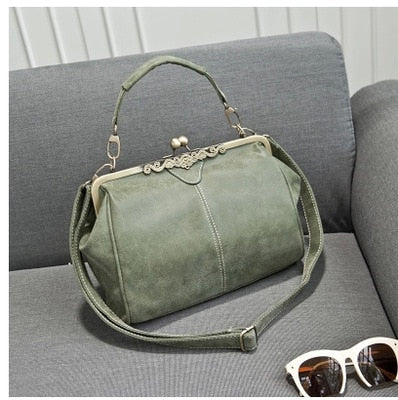 Women Handbag Brand Women Messenger Bags Europe Style Retro PU Leather Shoulder Bag Fashion Women Bags XKX04