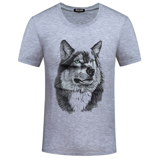 T- Shirt Men- One Piece Summer Men T-shirts, Tee Shirt Cotton Casual Men, T-shirt Short Sleeve 3D, T Shirt for Men Wolf Men T-shirt home