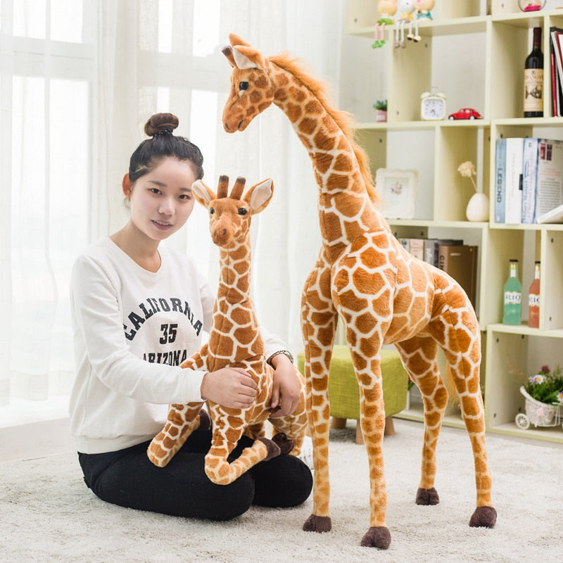 Giant size Giraffe Plush Toys Cute Stuffed Animal Soft Giraffe Doll Birthday Gift Kids Toy