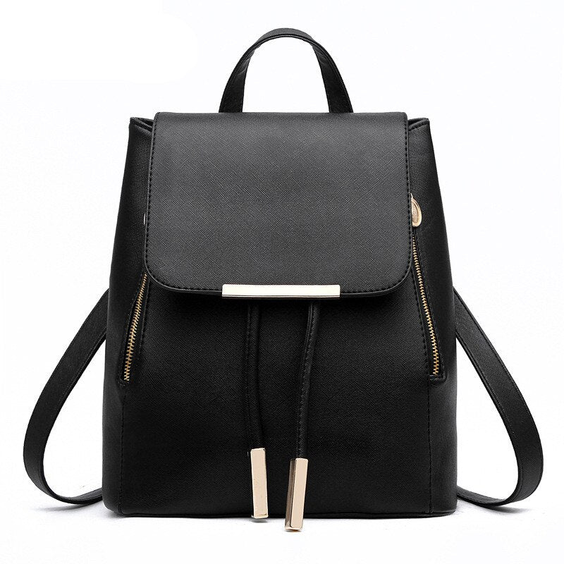 YINGPEI Leather Bagpack Women Laptop Travel Fashion School Bags for Teenagers and Girls Hand Backpack Leisure High Quality