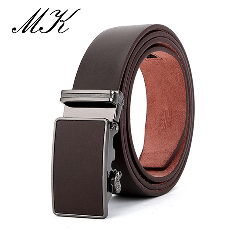 Maikun Men&#39;s Belts for Men Belt Vintage Style Genuine Leather Male Belt High Quality Automatic Buckle