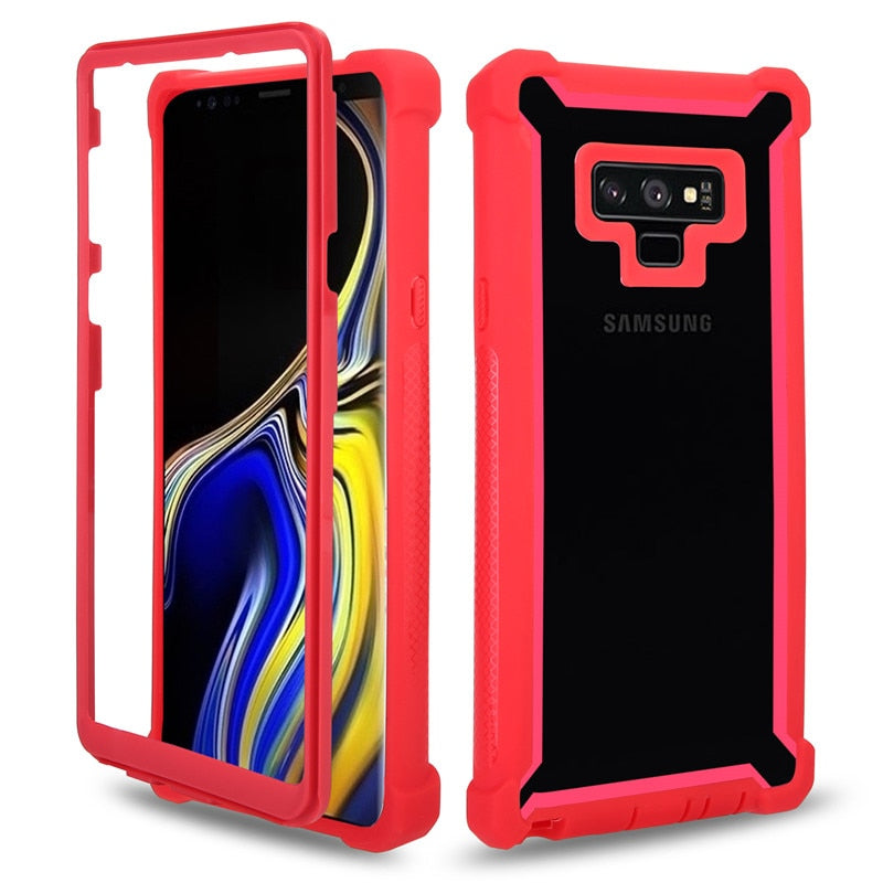 Heavy Duty Protection Doom armor PC+TPU Phone Case for Samsung Galaxy S8 S9 S10 Plus Note 8 9 Shockproof Cover for Galaxy S10 e