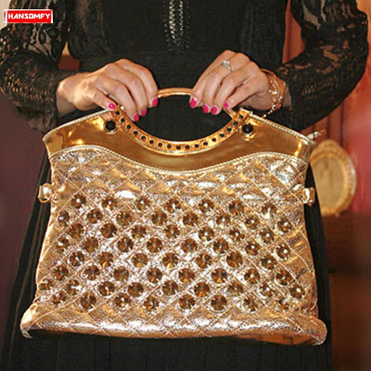 Women Handbag Rhinestone Shoulder Bag Ladies Large Capacity Female Messenger Bag Small Evening Bags 2022 Diamonds Fashion Luxury