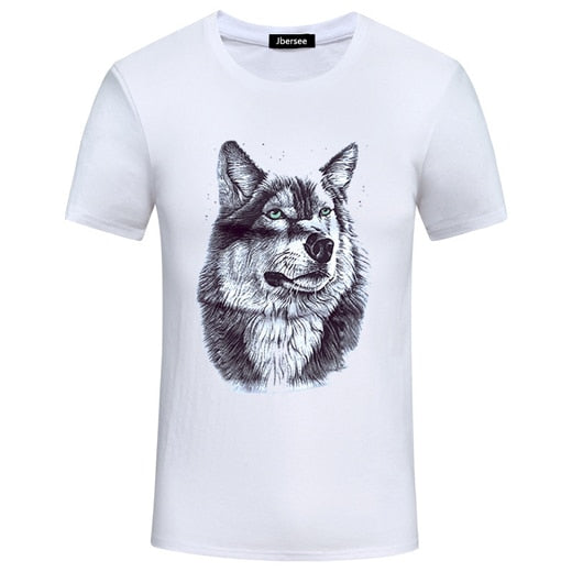 T- Shirt Men- One Piece Summer Men T-shirts, Tee Shirt Cotton Casual Men, T-shirt Short Sleeve 3D, T Shirt for Men Wolf Men T-shirt home