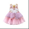 Citgeett Summer Cute Newborn Kids Baby Girl Sleeveless Unicorn Embroidery Party Pageant Dress 3D Sundress Ruffle Fashion Clothes