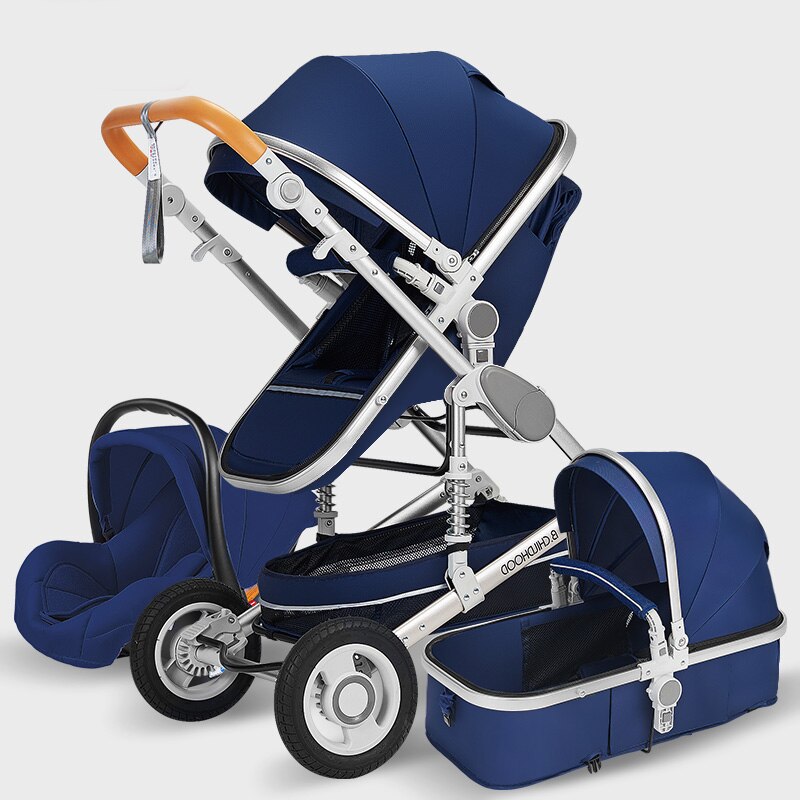 Luxury  Baby Stroller High Landview 3 in 1 Baby Stroller  Portable Baby Pushchair Baby Pram  Baby Comfort for Newborn