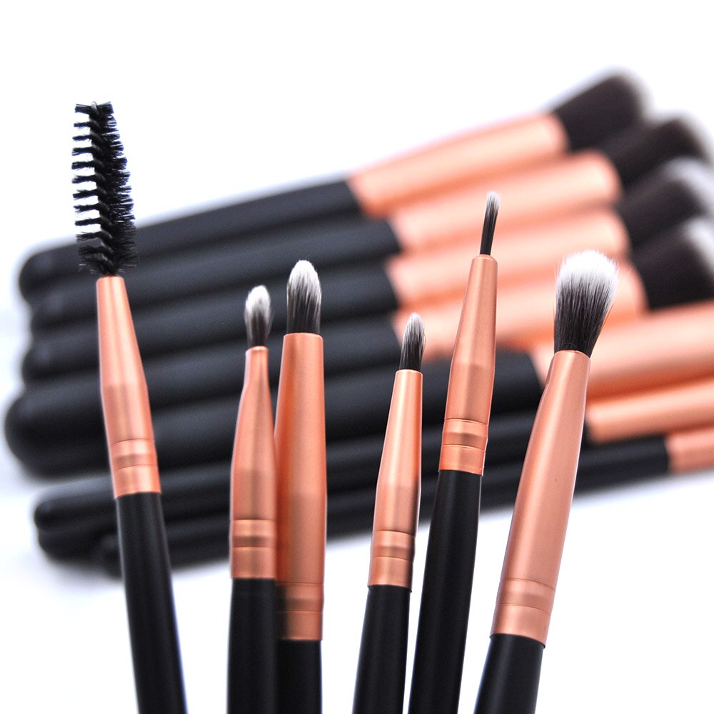 14 pcs Rose Golden Makeup Brushes Foundation Powder Lip Eyebrow Brush Cosmetic Tool Beauty Brush Wooden Handle Make up Brush