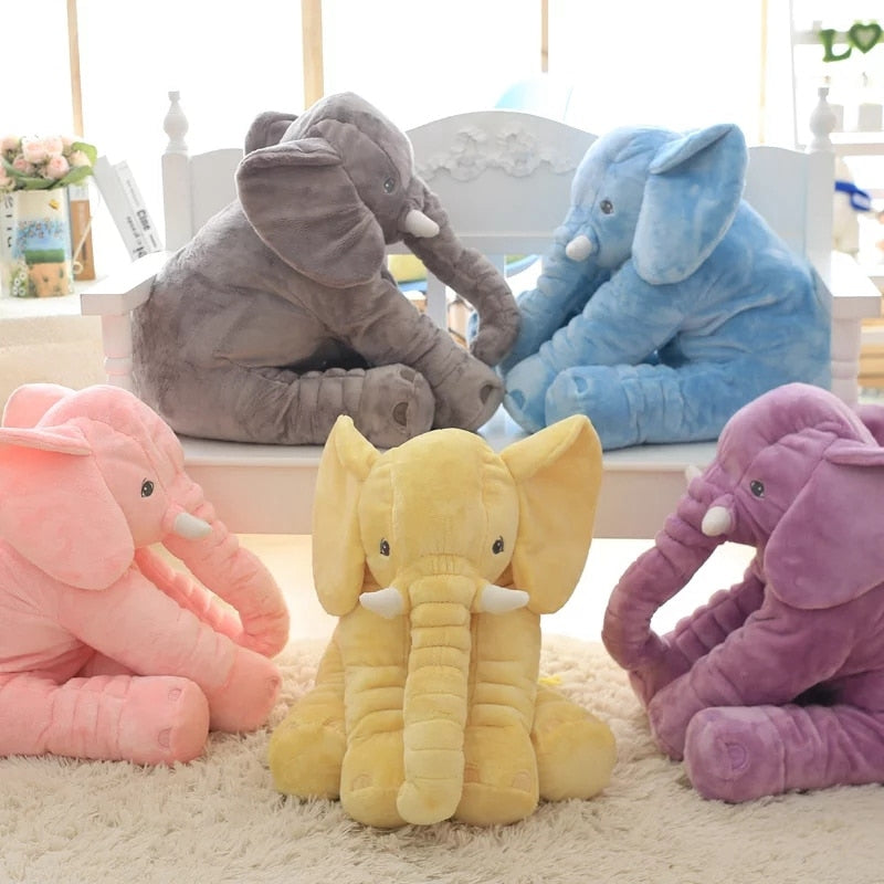 Big Size 60cm Infant Soft Appease Elephant Playmate Calm Doll Baby Toys Elephant Pillow Plush Toys Stuffed Doll