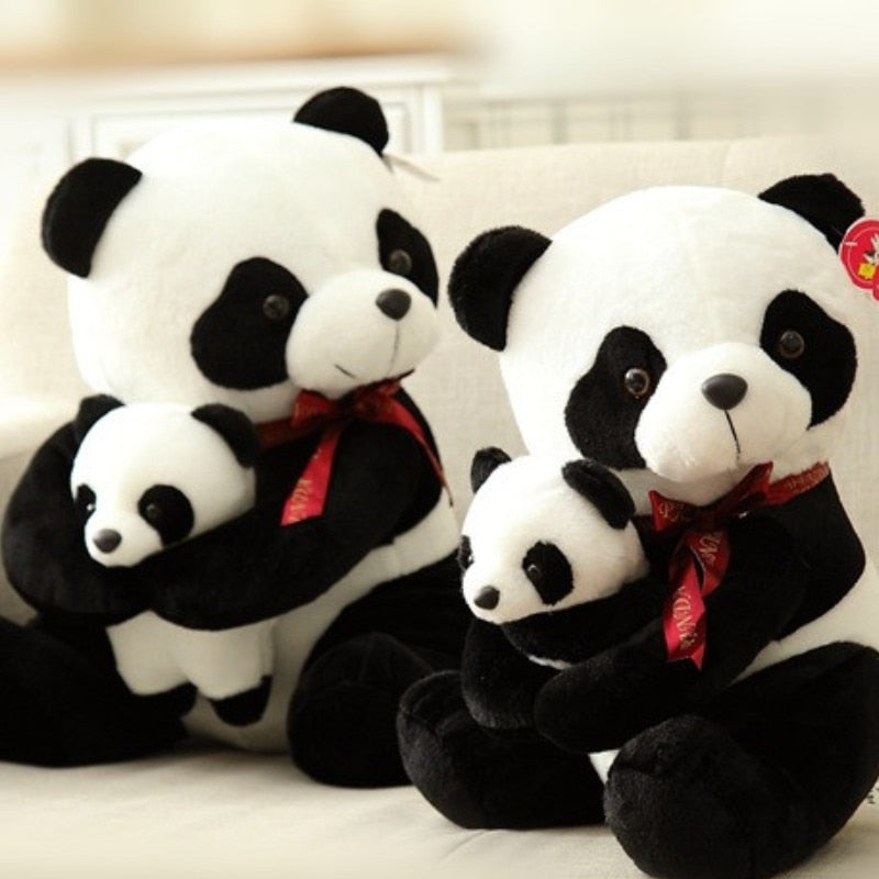 New Style Father Panda Plush Toy Kids Soft Small Stuffed Animal Plush Doll Cartoon Bear Toys