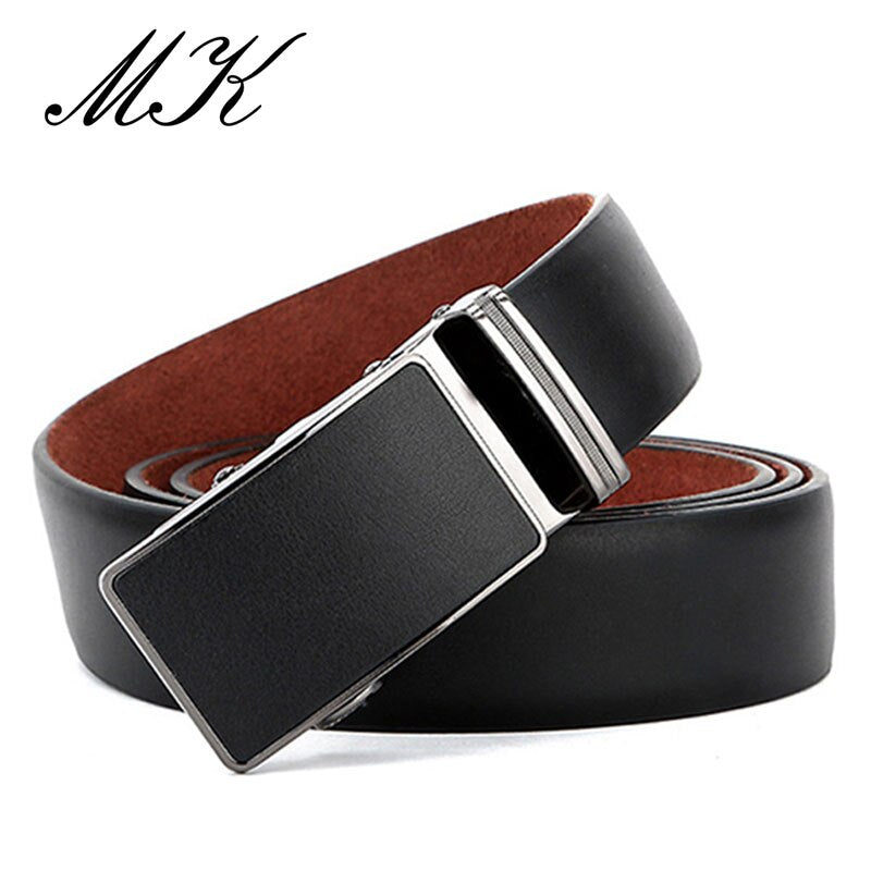 Maikun Men&#39;s Belts for Men Belt Vintage Style Genuine Leather Male Belt High Quality Automatic Buckle