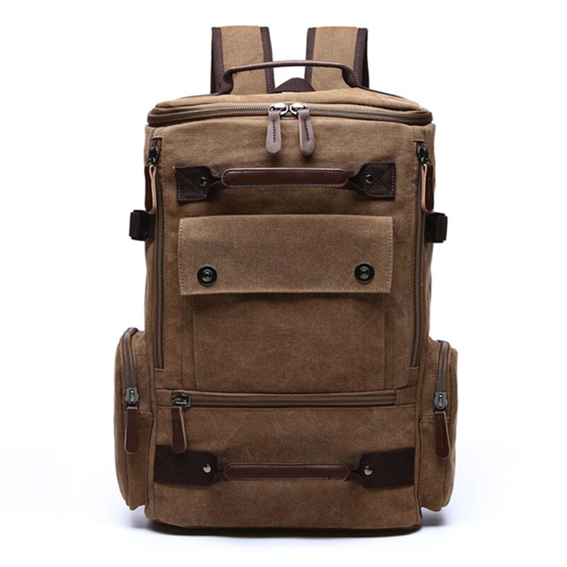 Men&#39;s Backpack Vintage Canvas Backpack School Bag Men&#39;s Travel Bags Large Capacity Backpack  Laptop Backpack Bag High Qualit