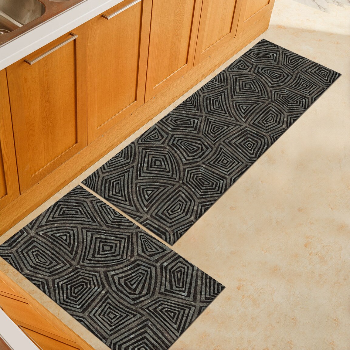Zeegle Doormats Outdoor Home Living Room Area Rug Bedroom Carpets Bedside Mats Anti-slip Office Chair Floor Mats Kitchen Rugs