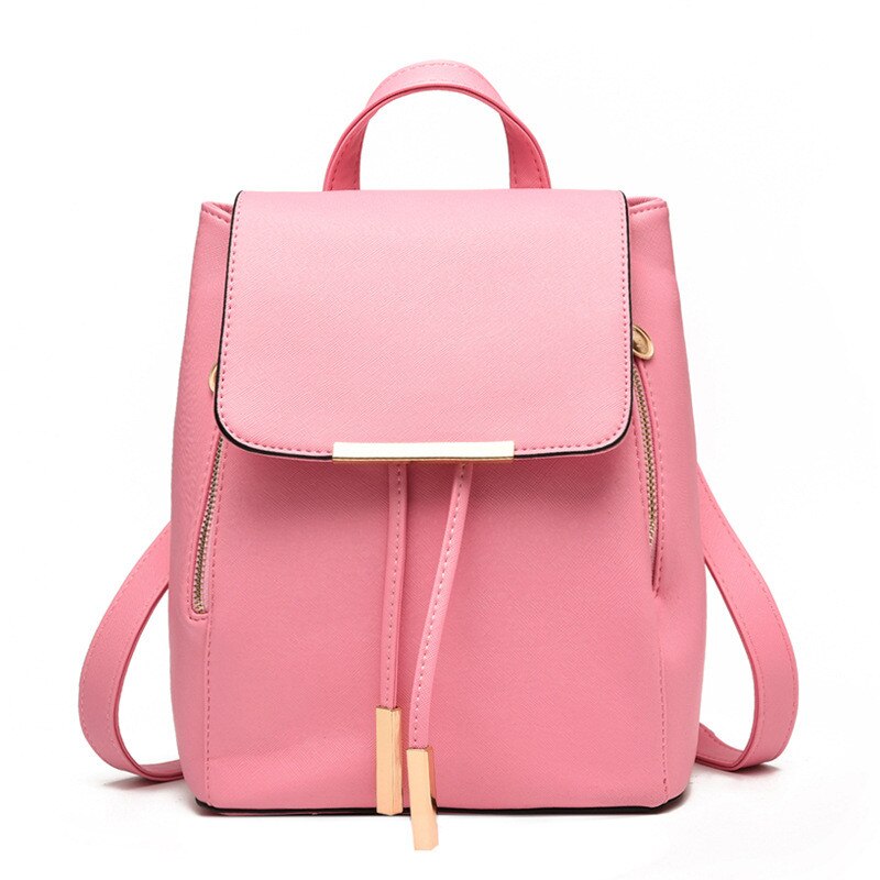 YINGPEI Leather Bagpack Women Laptop Travel Fashion School Bags for Teenagers and Girls Hand Backpack Leisure High Quality