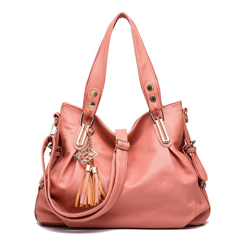 YINGPEI Women Handbag Casual Large Capacity High Quality PU  Hobos Top-Hand Female Totes Bolsas Solid Ruched Solid Shoulder Bags