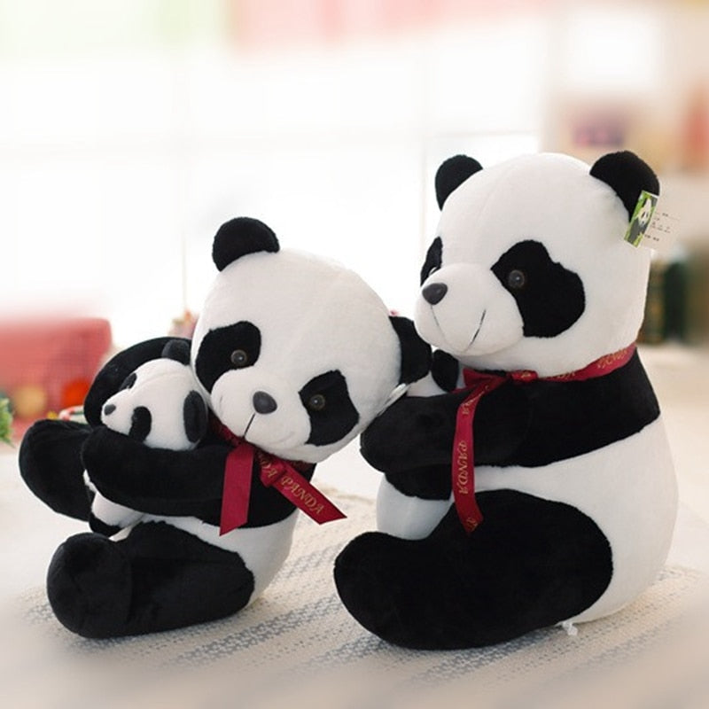 New Style Father Panda Plush Toy Kids Soft Small Stuffed Animal Plush Doll Cartoon Bear Toys