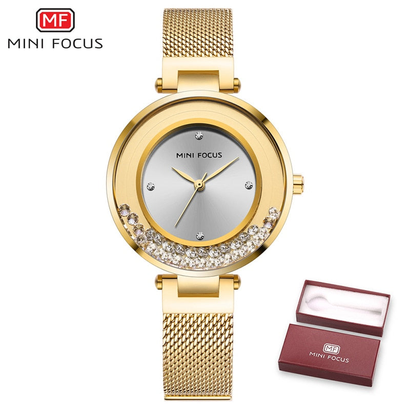 Ladies Watch MINI FOCUS Watches Women Quartz Lady Wrist Watch Dress Women&#39;s  Wristwatch Brand Luxury Fashion Relogio Feminino